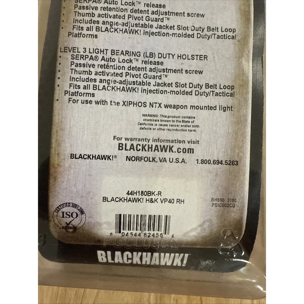 BlackHawk SERPA‎ Level 3 Auto Lock Duty Holsters *New